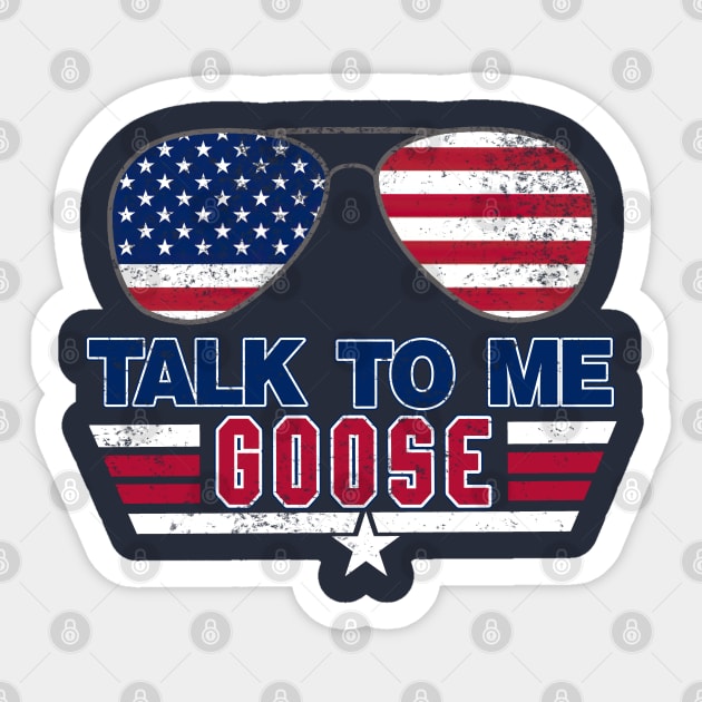 Talk to Me Goose Sticker by BuzzBox